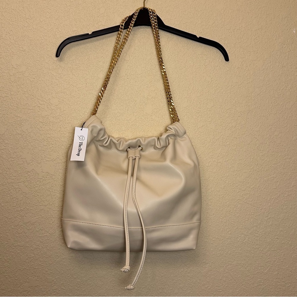 The Drop Women's Nyjah Chain Strap Tote, Ivory, NWT - Picture 5 of 16